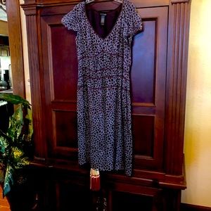 Dress grayish blue and brown size 12 Kenneth Cole